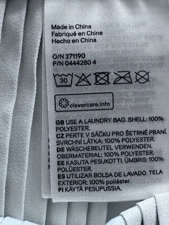 Metallic Accordion Pleated Midi Skirt sz M - Silver - Picture 4 of 7